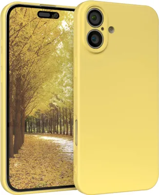 Produktbild von EAZY CASE - TPU Hülle für Apple iPhone 16 Plus, TPU Case stoßfeste Handyhülle, weiches Cover mit Kameraschutz, Silikonhülle in Gelb