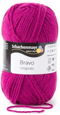 Zdjęcie produktu dla Schachenmayr Bravo Originals 08339 Raspberry Przędza dziewiarska