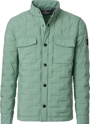 Produktbild von CASAMODA Herren Outdoor-Steppjacke Stehkragen Druckknopf Grün L
