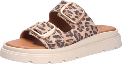Produktbild von Tamaris Damen Pantolette, braun(leopard (360)), Gr. 39