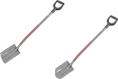 Produktbild von PROFI EXPERT Gartenspaten Spitzspaten Spaten Rund Metallstiel Feldspaten Spaten SET