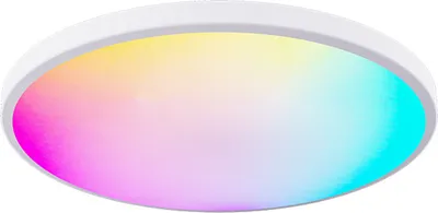 Obrázok produktu pre Neoglint RGBCW plnofarebné stropné svetlo, okrúhle stropné svetlo LED do spálne, obývačky, plynulé stmievanie s diaľkovým ovládaním RF