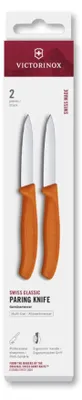Produktbild von Victorinox Schälmesser 2 Stück orange spitz 8cm