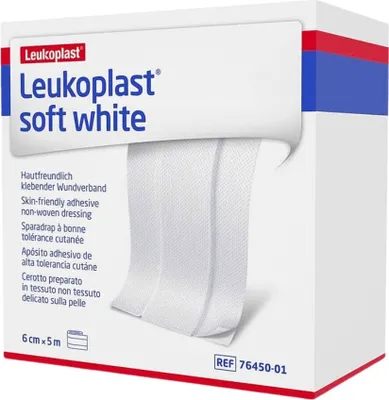 Immagine prodotto di Leukoplast gesso bianco morbido 6 cm x5 m rotolo 1 pz
