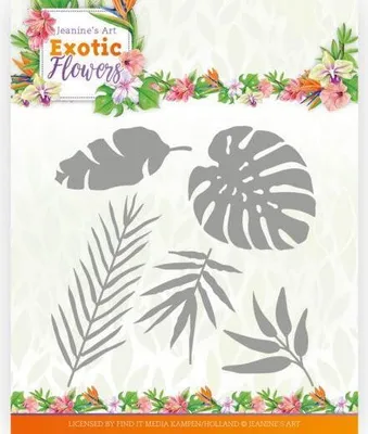 Produktbild von Stanzschablone - Jeanines Art - Exotic Flowers - Exotic Blätter