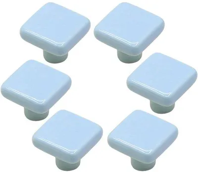 Obrázek produktu pro Modré keramické knoflíky, 6 kusů