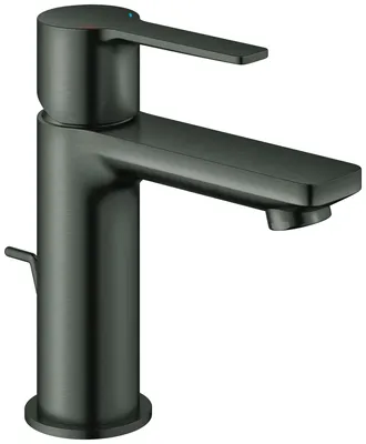Immagine prodotto di Grohe Lineare - Miscelatore per lavabo con bocca di erogazione, Grafite dura spazzolata 32109AL1