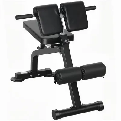 Produktbild von Trainingsbank, Hantelbank, Fitnessbank, Stahlrahmen, Schwarz