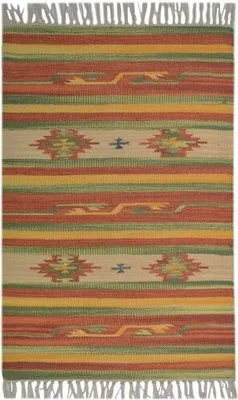 Produktbild von Kelim Country 193 green (60x90 cm)