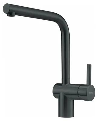 Immagine prodotto di FRANKE miscelatore ATLAS NEO in acciaio inox massiccio - NERO INDUSTRIALE con bocca fissa / Maris
