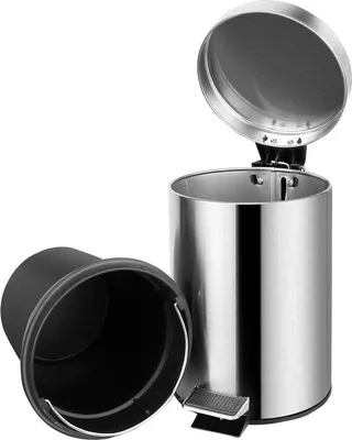 Produktbild von Edelstahl-Pedal-Müllbehälter 3 Liter matt