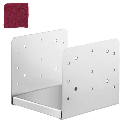 Zdjęcie produktu dla Tuleja Wkręcana Vevor 190X200X180 Mm Stal Nierdzewna Wspornik Słupka