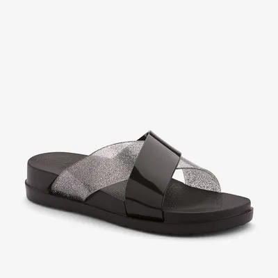 Produktbild von Slides für Damen COQUI NELA Black/Silver glitter 38