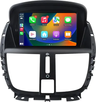 Image de Autoradio Android 7 pouces 32GB pour peugeot 207 2006-2015 CarPlay Android Auto Navi Bluetooth DAB+ Caméra de recul