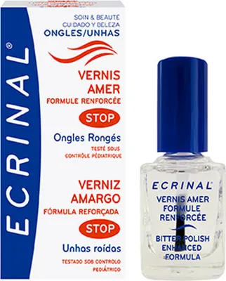 Immagine prodotto di ECRINAL Smalto amaro contro il mangiarsi le unghie, soluzione da 10 ml