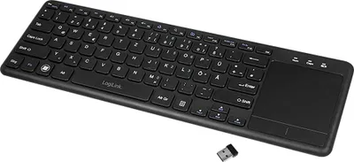 Produktbild von LogiLink 2,4GHz Funk-Tastatur m. Touchpad