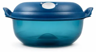 Produktbild von TUPPERWARE Mikrowelle Mikro-Fix 1,5 L blau rund Dose