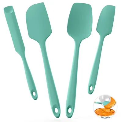 Produktbild von Omgoods – Set aus 4 Silikonspateln, BPA-frei und hitzebeständig