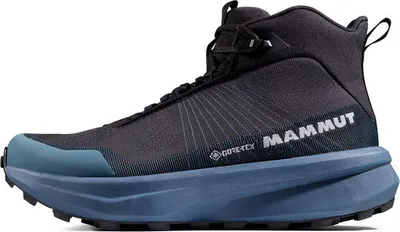 Aenergy Mtn Mid GTX Wanderschuh von Mammut; mittelhoher Schuh in Schwarz und Blau; ideal für Herren.