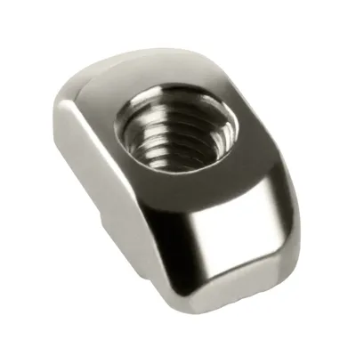 Produktbild von Nutensteine, Hammermutter, Nutmuttern, Nutsteine mit und ohne Federkugel TYP B, TYP I, vernickelt (Nutstein Nut 8, M4, 200 Stück