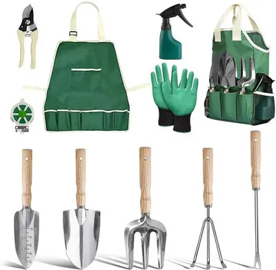 Obrázek produktu pro Zahradní sada 11 v 1 z nerezové oceli, robustní