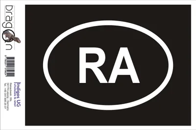Produktbild von Aufkleber / Autoaufkleber - JDM / Die cut / Auto / OEM - Argentinien RA - 160x110mm rot - Heckscheibe / Heckscheibenaufkleber