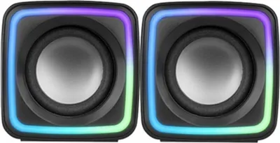 Produktbild von Mars Gaming MSCUBE, Kabelgebunden, 8 W, 20 - 20000 Hz, 4 Ohm, Schwarz