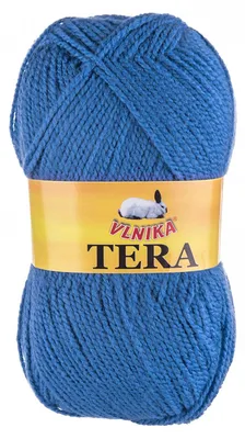 Produktbild von 100g Strickgarn TERA Uni Strickwolle Handstrickgarn Klassikgarn Farbwahl 1/2, Farbe:92 jeansblau