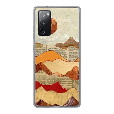 Produktbild von MuchoWow® Handyhülle Schutzhülle Hülle für Samsung Galaxy S20 FE Vintage - Zeitung - Marmor Silikon Softcase Handy Hülle - Abdeckung
