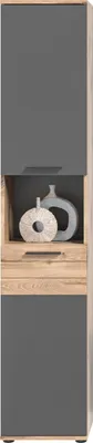Produktbild von xonox.home Badkombination inkl. Beleuchtung Mason Nox Oak Nachbildung 164x190x34 cm
