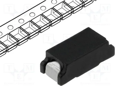 Produktbild von 1x Sicherung: Schmelz 125VDC SMD 125VAC 4A schnell Keramik 3404.0016.11 SMD OMF -