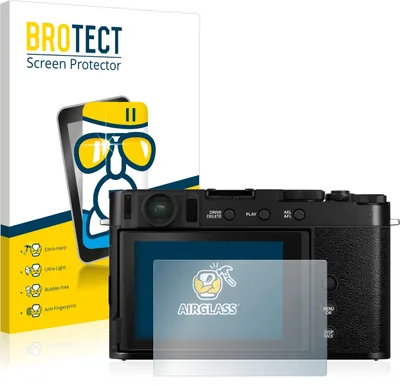 Produktbild von BROTECT Schutzglas für Fujifilm X-E4 Schutzfolie Panzer Folie Glas Display Schutz klar