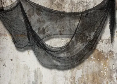 Produktbild von Graues Halloween-Spinnennetznetz 76x228cm