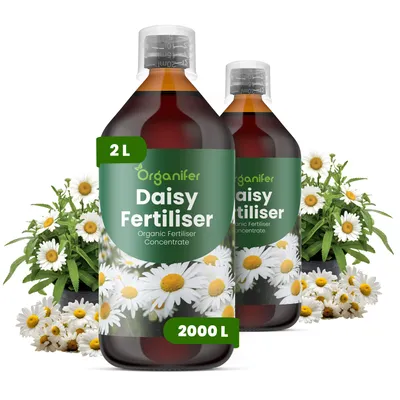 Obrázok produktu pre Sedmokráska, tekuté hnojivo, 2x 1 liter – vzorec NPK 2-1-8 – pre kvitnúce rastliny – pre zdravé listy a bohaté kvitnutie – podporuje rast koreňov a vitalitu – organické hnojivo