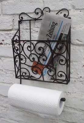 Produktbild von Zeitungshalter, WC-Rollenhalter, Toilettenrollenhalter, Küchenrollenhalter,