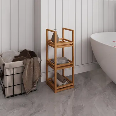 Image de Panier de rangement en bambou, couleur naturelle