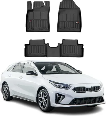 Obrázek produktu pro 2018-2025 Kia Ceed podlahové rohože TPE černé 3 ks