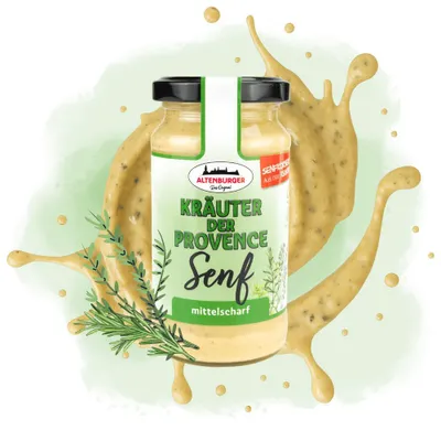 Produktbild von Kräuter der Provence Senf, 200 ml