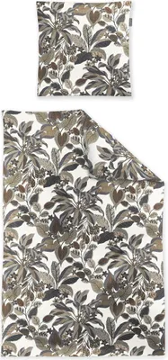 Produktbild von Irisette Mako-Satin Bettwäsche-Garnitur Wave 8528 Farbe grau Größe 155x220+80x80