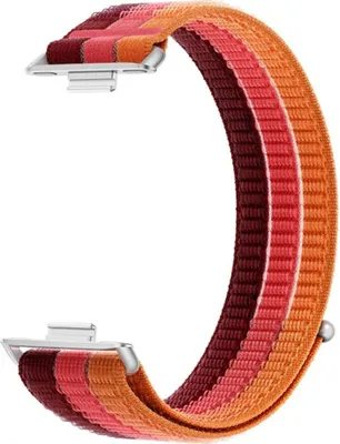 Produktbild von Armband Huawei Watch Fit in Rotem Nylon