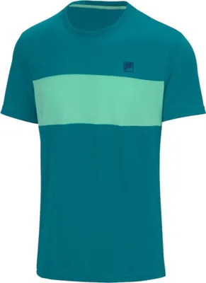 Produktbild von Fila T-Shirt für Herren im Kurzarm-Design, in den Farben Blau und Seladongrün