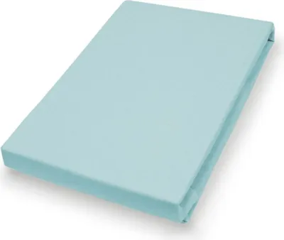 Produktbild von Vario Jersey-Spannbetttuch lagune, 150 x 200 cm