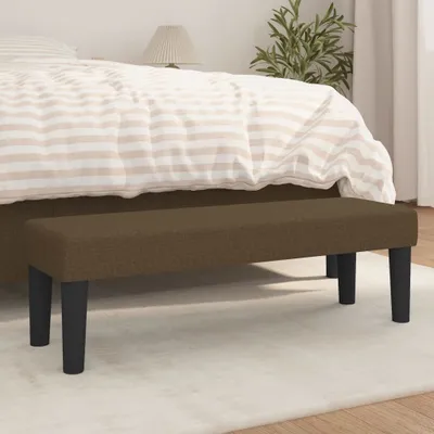 Produktbild von "im Angebot" Sitzbank Dunkelbraun 100x30x30 cm Stoff - Gartenbänke CC15645