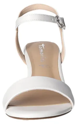 Produktbild von Tamaris Damen Sandale Sandalette elegant Stilettoabsatz 1-28008-42, Größe:37 EU, Farbe:Weiß