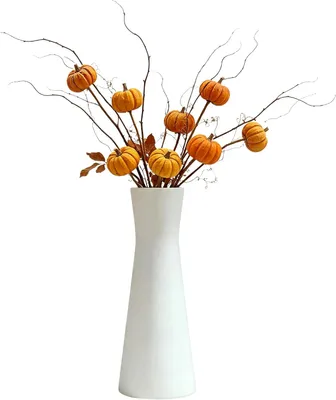Imagen del producto de Jarrones cónicos, de 18 cm de altura, de cerámica, para una sola flor, ideales para la decoración de mesas