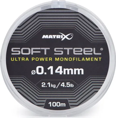 Obrázek produktu pro Matrix Soft Steel Ultra Power Monofilament 0,14 mm 100 m