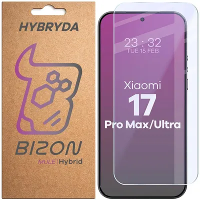 Produktbild von Flexibles Hybridglas für Xiaomi 17 Ultra / 17 Pro Max, Bizon Hybrid Mule