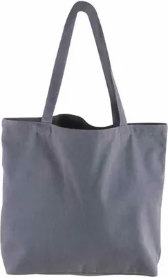Produktbild von Baumwollgrauer Tasche 46 x 30 cm