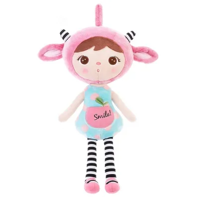 Produktbild von Metoo Smile Stoffpuppe, 50cm - hellblau