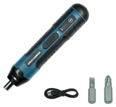 Produktbild von 3,6-V-Akkuschrauber mit 1300-mAh-Lithium-Akku, 1/4-Zoll-Aufnahme und einstellbarem Drehmoment für Haushalt und DIY